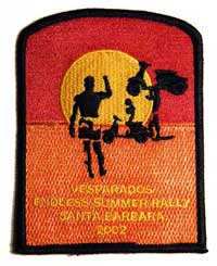 Vesparados Endless Summer Santa Barbara rally patch